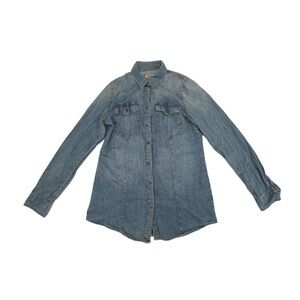 Mossimo Supply Co Long Sleeve Jean Shirt Size Small Women’s